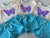Conjunto Paetê Borboleta Azul - comprar online