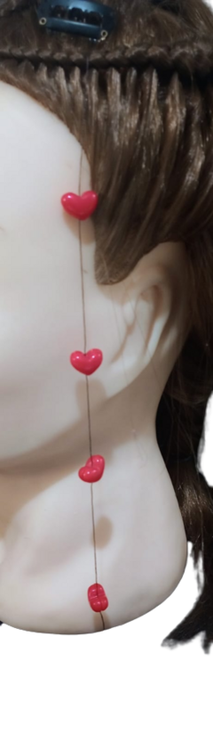 Aplique pelo corazon con micropeineta