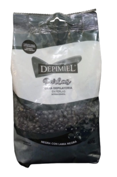 Cera depilatoria Negra en perlas x400g