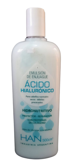 Enjuague hialuronico con proteinas de colageno. x500ml. Han