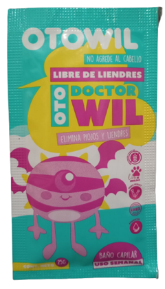 Doctor Wil elimina piojos y liendres x25g. Otowil