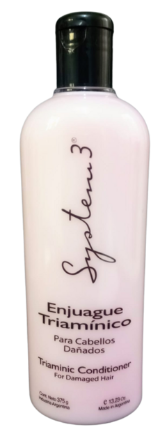 Enjuague triaminico System3. cabellos dañados. x375ml
