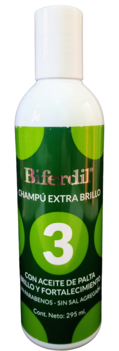 Shampoo extra brillo. x295ml. Biferdil