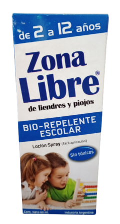 Zona libre x60ml. locion biorepelente. Sin toxicos