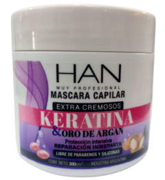 Mascara keratina oro y argan Han x200ml