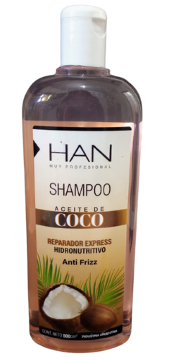 Shampoo coco hidronutritivo x500ml. Han