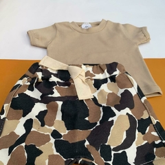 Conjunto camisa e Bermuda camuflada - comprar online