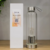 Garrafa de Vidro Boas Vibrações C/ Infusor Pedra Cristal de Rocha