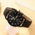 Black Power Clock - Relogio com pulseiras de couro - comprar online