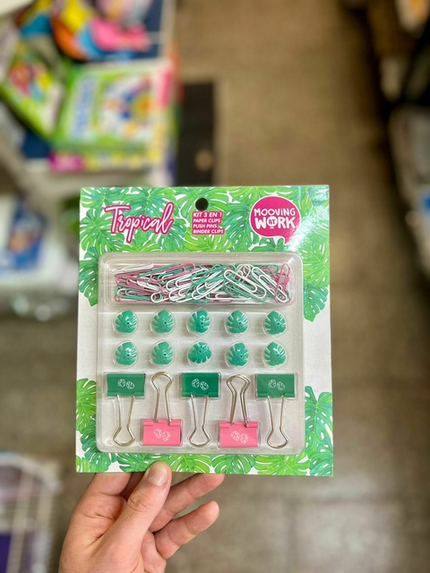 Kit 3 en 1 Tropical Blister Set - Mooving at Work