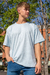 REMERA OVERSIZE - CELESTE PASTEL - comprar online