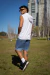 MUSCULOSA CON CAPUCHA - BLANCO - Cruzo Jeans