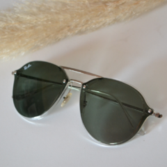 Round Double Bridge 4292 | Plateado/Verde