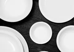 Porcelana Tsuji 450 Vajilla Set x12 Platos Playos 25cm