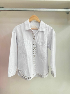 CAMPERA JEANS BLANCA T