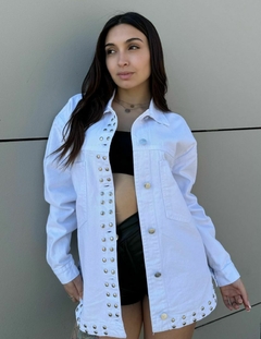 CAMPERA JEANS BLANCA T - comprar online