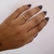 Anel Prego Cravejado Banho de Ouro 18k - comprar online
