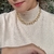 Choker Elos Estilo Banho de Ouro 18k