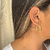 Brinco Argola Fecho Italiano Banho de Ouro 18k - comprar online