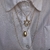 Colar Longo Gota Banhado em Ouro 18k