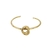 Bracelete Nó Ajustável Banho de Ouro 18k - comprar online