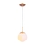 PENDENTE CHELSEA 1 LAMP DOURADO - STARTEC