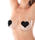 Nipple Adesivo Coração Preto