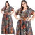 Vestido Longo Transpassado Plus Size Elegance na internet