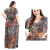 Vestido Longo Transpassado Plus Size Elegance na internet