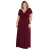 Vestido Longo Transpassado Plus Size Elegance - comprar online