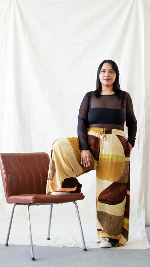 Calça Aretha terrosa - comprar online