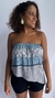 Blusa assimétrica romã degrade - comprar online