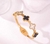 Bracelete Aço Inox Dourado