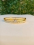 Bracelete Aço Inox Dourado