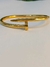 Bracelete Aço Inox Dourado Modelo Virginia