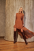 Vestido Hellen Caramelo - comprar online