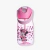 Garrafa infantil rosa Flip 400ml com canudo e estampa da Minnie Mouse