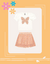 CONJUNTO INFANTIL LIBERTY (Blusa+Saia) - Belle Enfance Roupa para Meninas