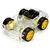 KIT CHASIS ROBOT SEGUIDOR DE LINEAS 4WD en internet