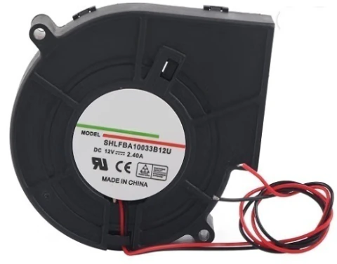 VENTILADOR TIPO TOBERA 12V 10X10cm 4800rpm 2.4A