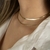 CHOKER MALHA DE FITA OURO - comprar online