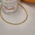CHOKER MALHA DE FITA OURO
