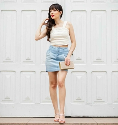 CROPPED EM LINHO - comprar online