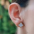 ARETES TRÉBOL BLANCO DUPE - comprar en línea