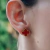 ARETES TRÉBOL ROJO DUPE - comprar en línea
