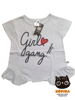 REMERA CON VOLADOS GANG