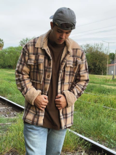 Camisaco a Cuadros Marron - Rain