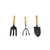 SET JARDINERIA - MANGO DE MADERA