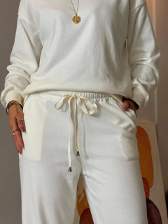 CONJUNTO SUEDINE FLUÍDOS - OFFWHITE na internet