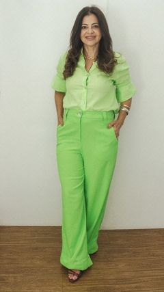 Camisa Viscose com Linho - comprar online